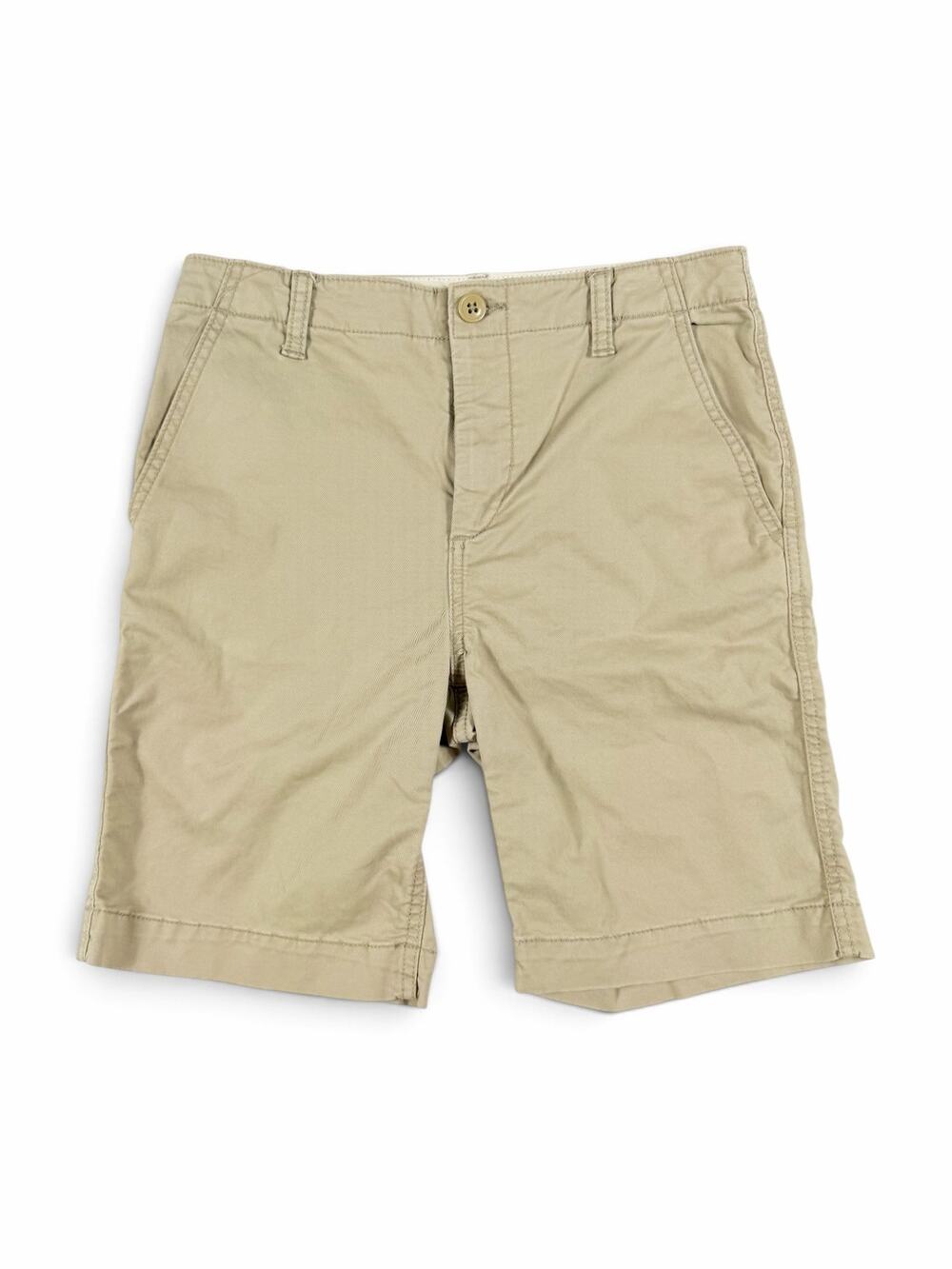 Gap Kids Stretch Chino Khaki Shorts Tan Adjustable Waist Boys Size 16
